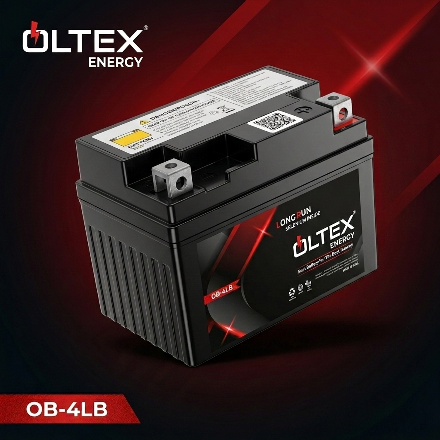 Image of amraon AP-BTZ4L 4 Ah Battery for Bike