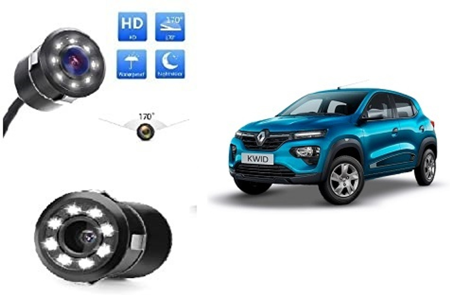 Image of JioEyeQ Dashcam (2026) with GPS|Full HD 2MP |140 Ultrawide |32GB SD|Wi-fi & Mic In-car Camera System (1 Camera, 1080p)