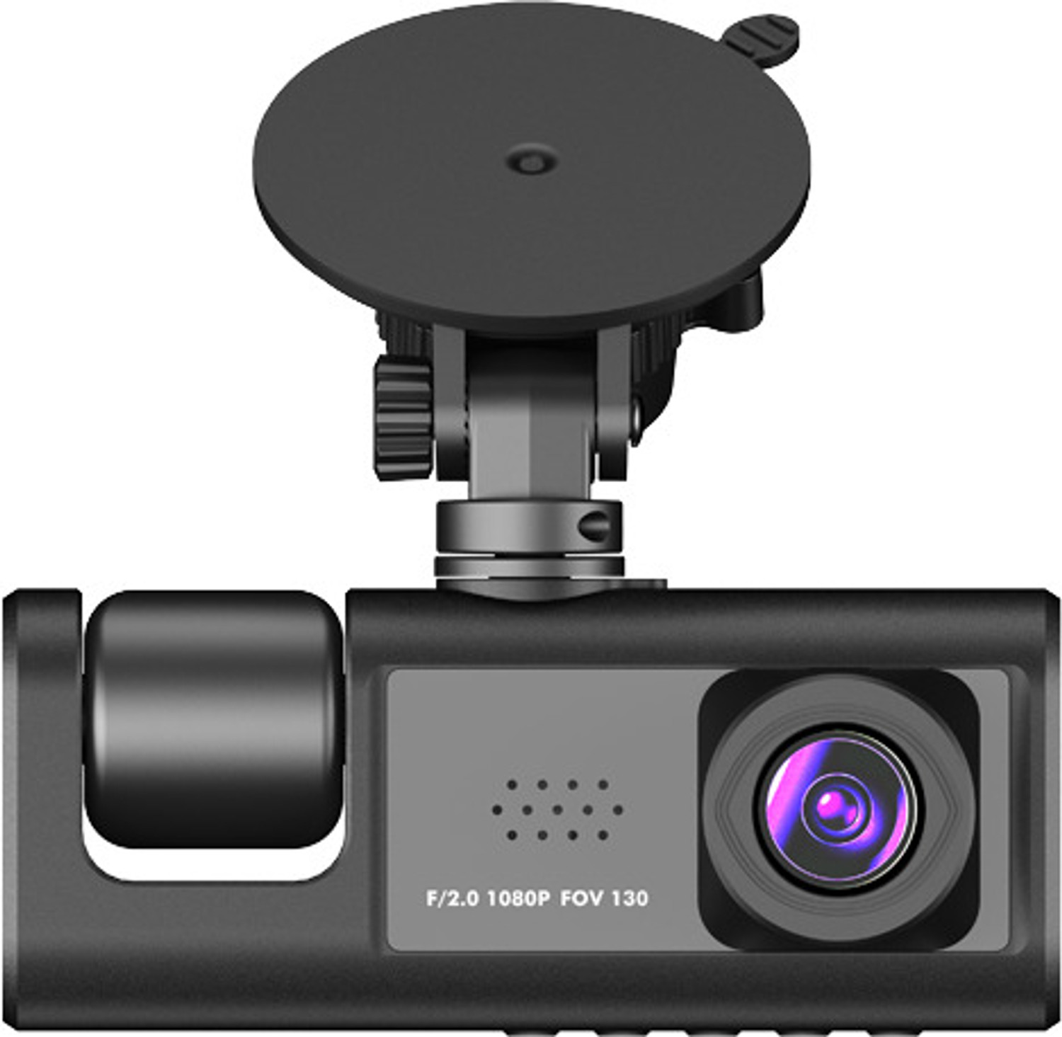 Image of FABTEC Car Dashcam with Front,in Cabin & Rear View Camera|Wifi|Night Vision|G-Sensor Dashboard, In-car, Reverse Assist Camera System (3 Camera, 1680 x 960)