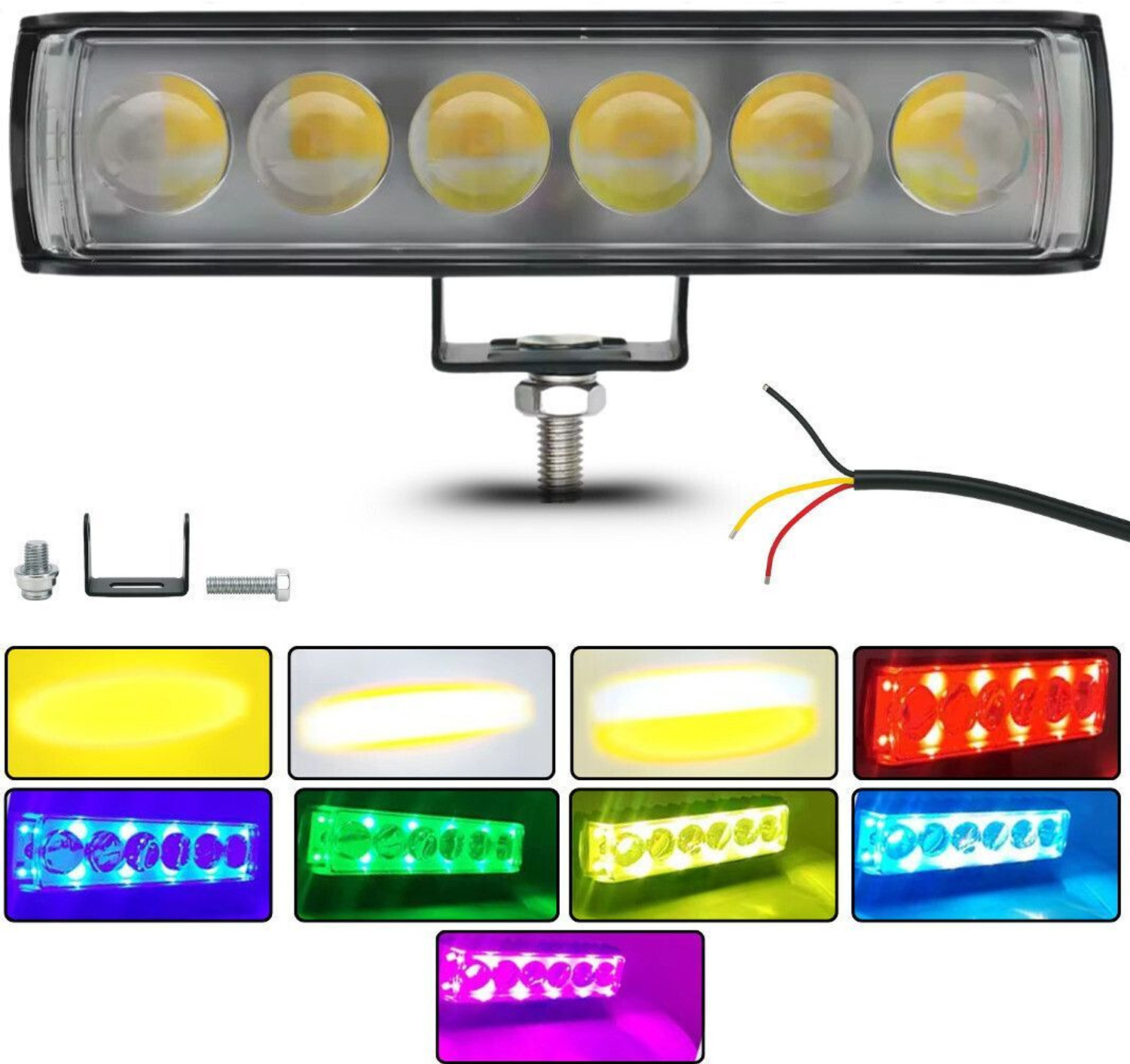 Image of thetrishafab LED Airoplane Design Lights for Motorcycles New Edition Parking Light Motorbike LED (12 V, 10 W) (Universal For Car)