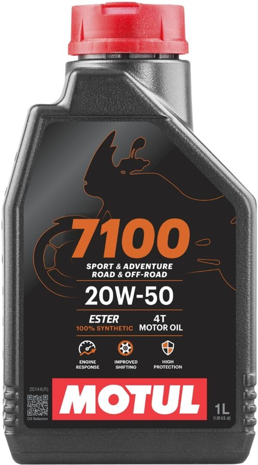 MOTUL 7100 4T 20W-50 Ester Core 100% Ester Full-Synthetic Engine Oil - Image 6