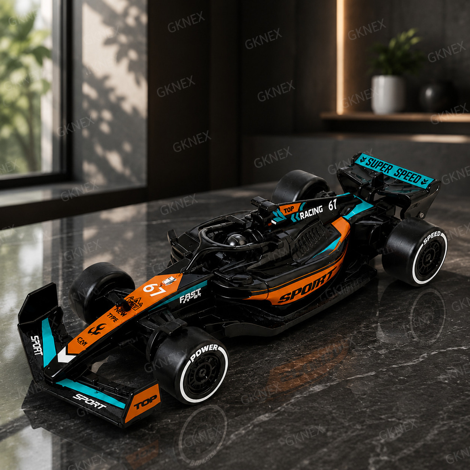 Image of munidhara F1 Formula One Race Car Metal Model Gift for Kids & Display (Multicolor, Pack of: 1)
