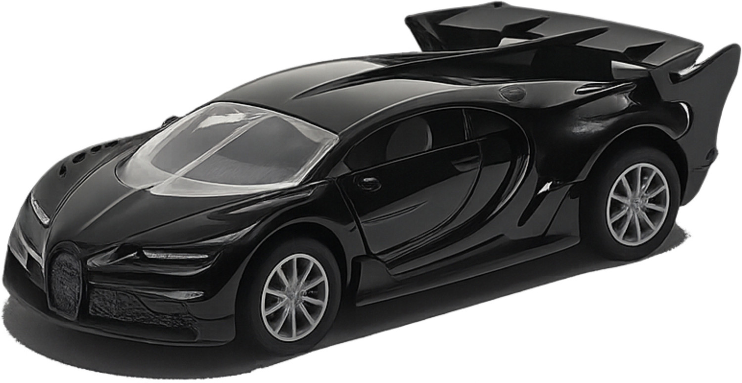 Image of Glenston FF7 Premium Metal Diecast Car 1:64 Mini Sports Car Model Toy Vehicle for Kids 3+ (Black, Pack of: 1)