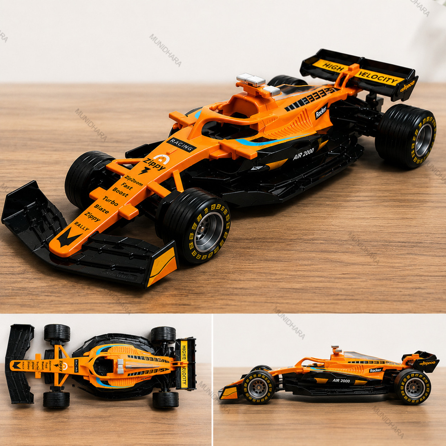Image of munidhara F1 Formula One Race Car Metal Model Gift for Kids & Display (Multicolor, Pack of: 1)