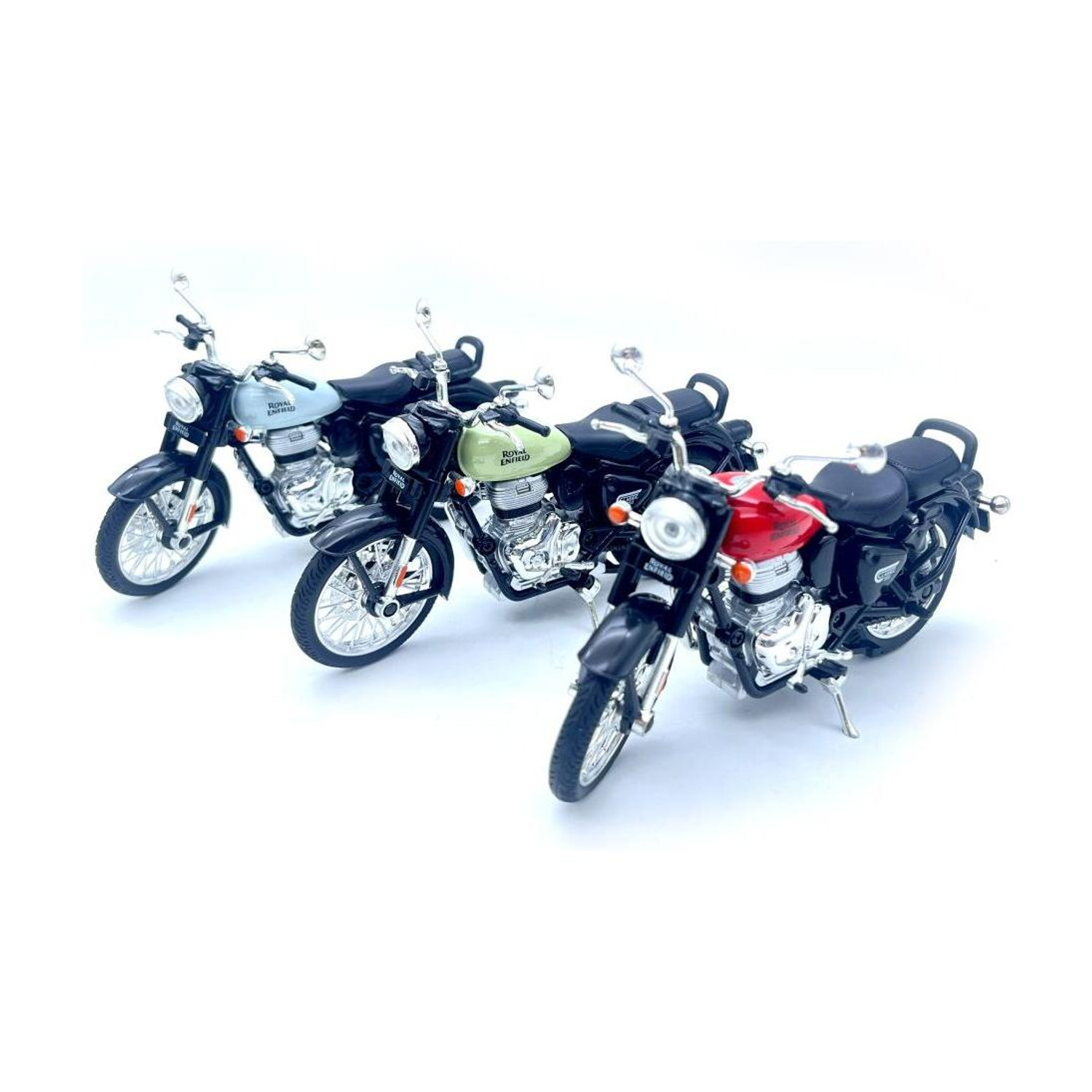HANAL Royal Enfield Classic Bullet Push & Pull Toy (Multicolor) - Image 1
