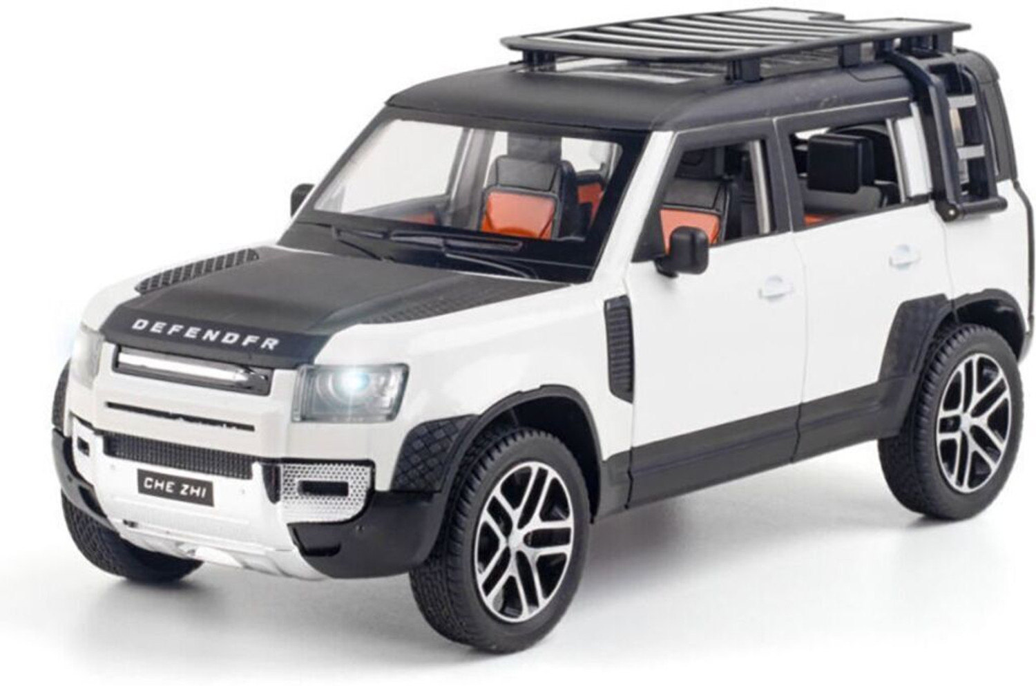 Image of CountryLink M4 1:32 Diecast Alloy Car Toy Pull Back Action with Sound Light Open Doors (Blue)
