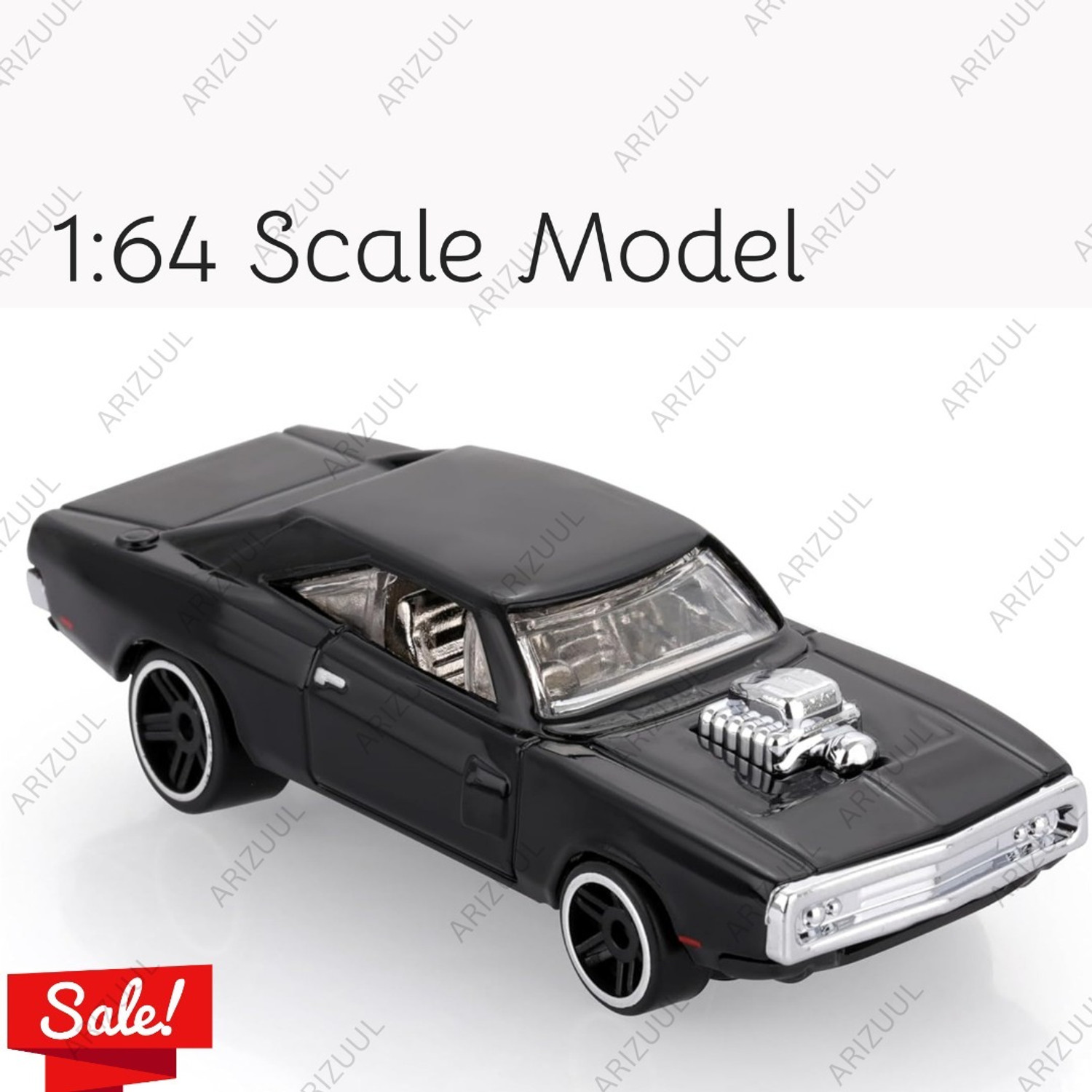 Arizuul Dodge Challenger 1970 1:64 Mini Toy Car - Image 1