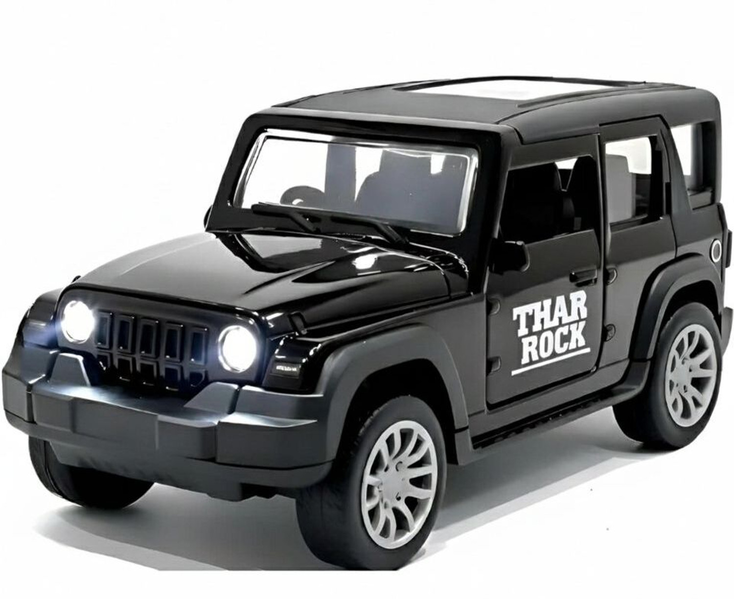 Image of Glenston FF7 Premium Metal Diecast Car 1:64 Mini Sports Car Model Toy Vehicle for Kids 3+ (Black, Pack of: 1)