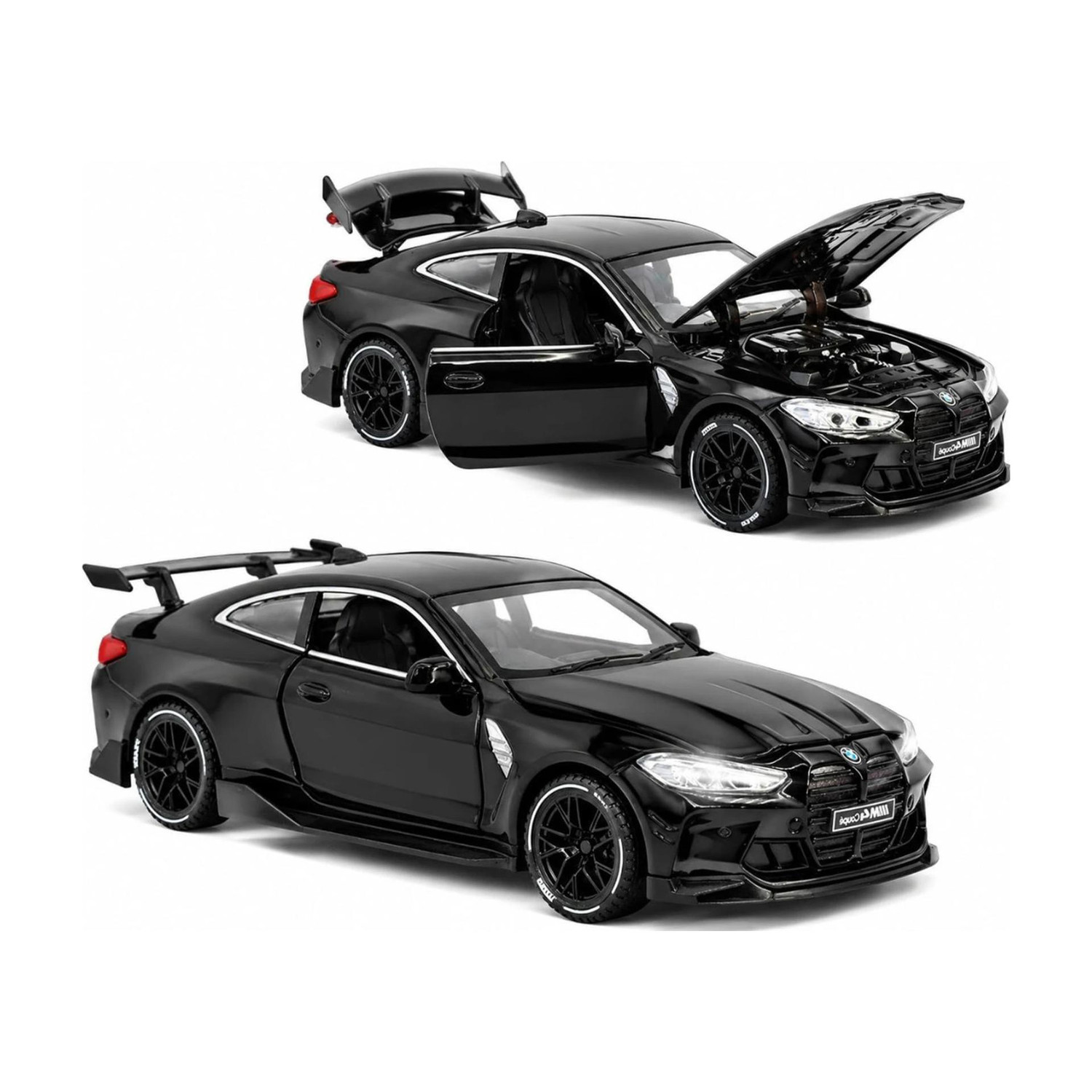 Ragiluxe BMW M4 Diecast 1:32 Model Car Alloy Pull Back Toy - Image 1