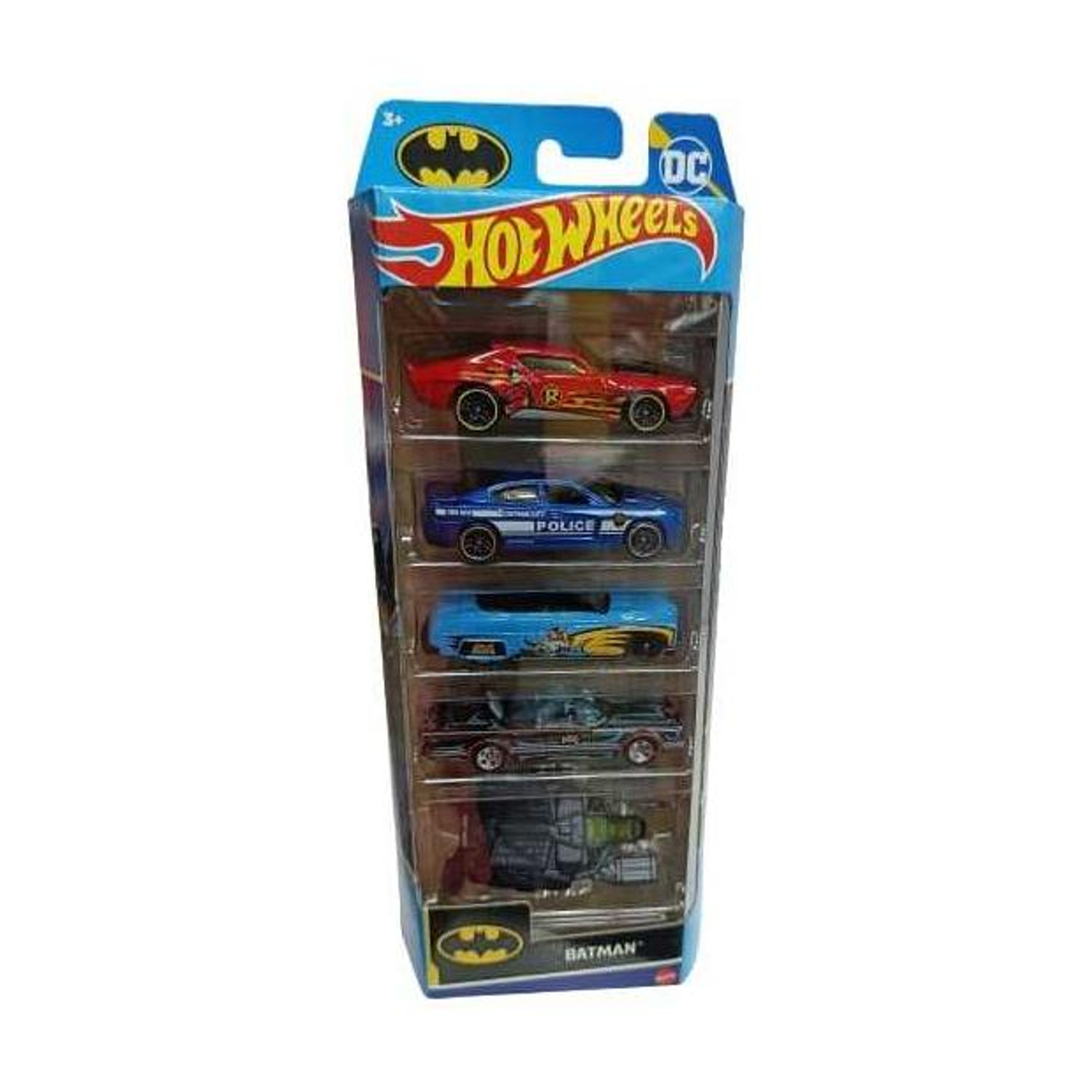 Hot Wheels Batman 2023 Pack of 5 Cars - Image 1
