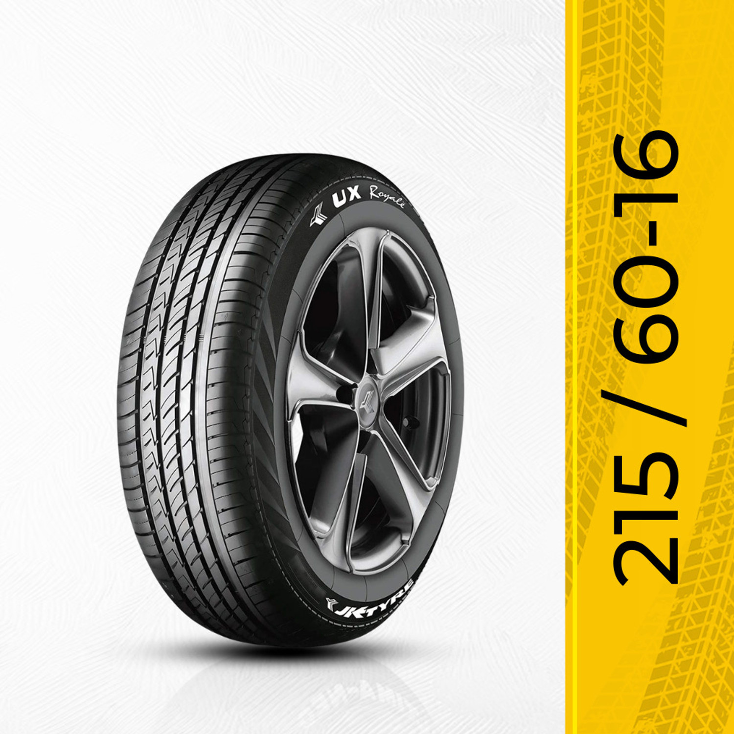 Image of JK Tyres 215 /55 R18 UX ROYALE TUBELESS CAR TYRE 4 Wheeler Tyre (215 /55 R18, Tube Less)