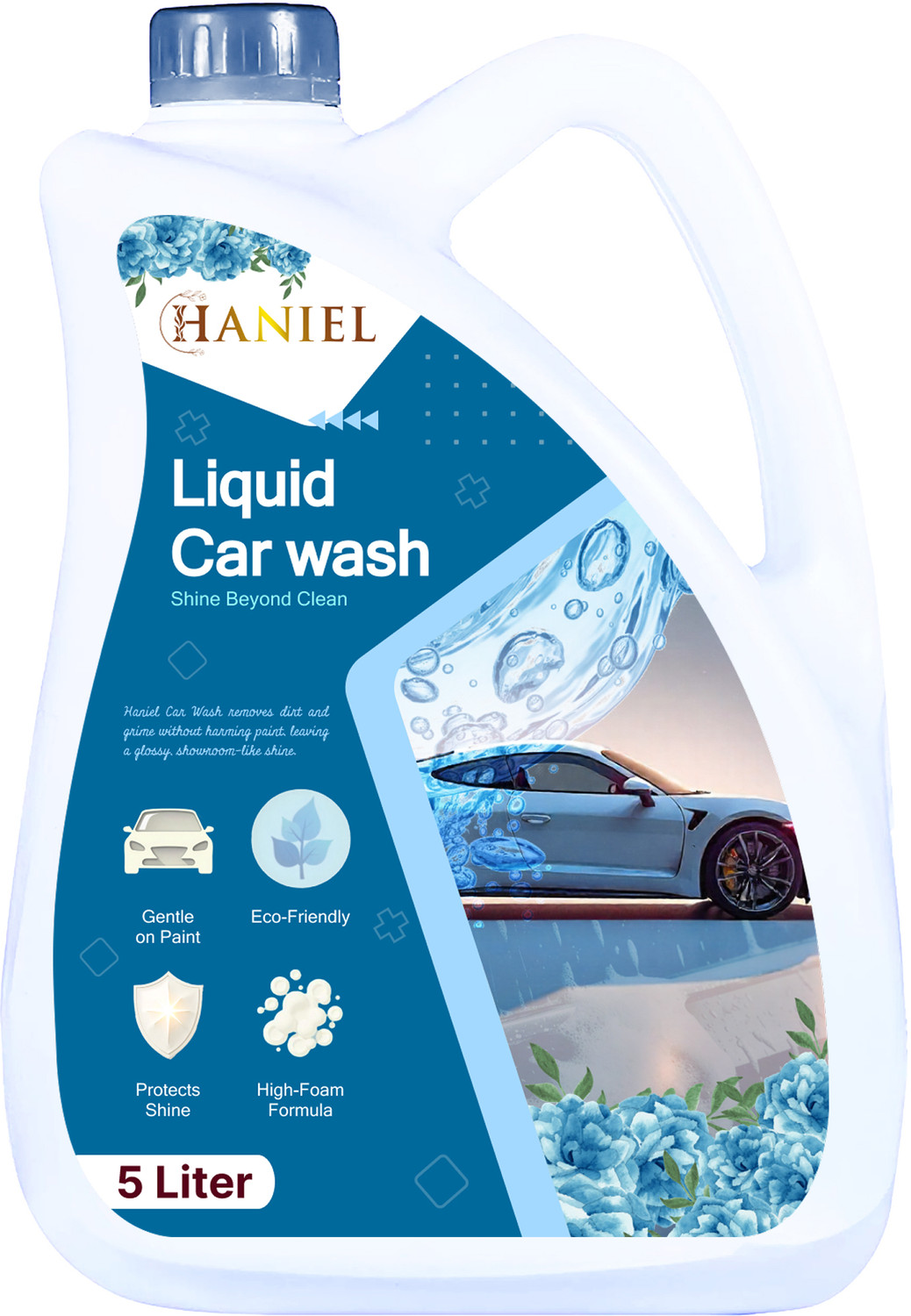 Image of M&C Extra Snow Foaming Bike Wash Shampoo Car Washing Liquid (5000 ml)