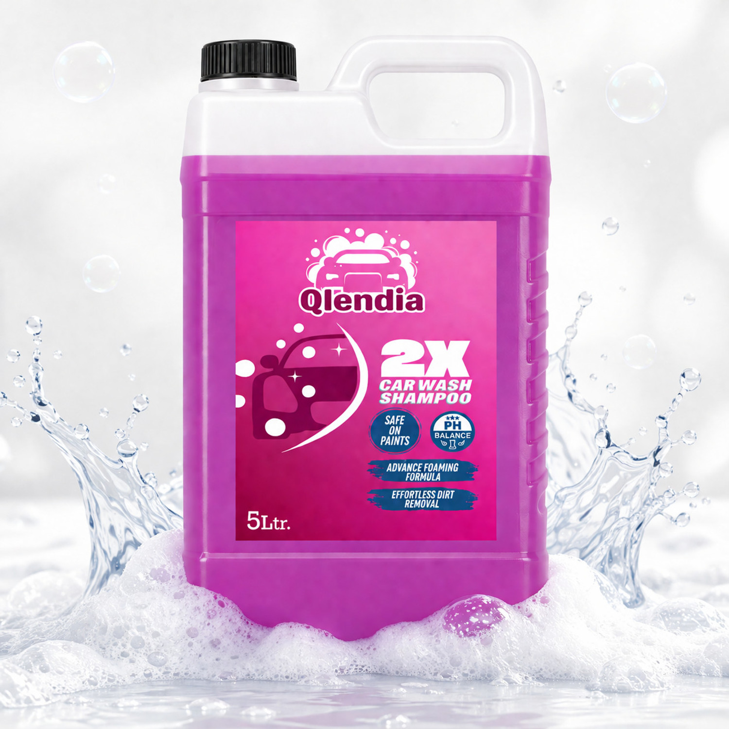 Image of DHRIX Car wash Shampoo (500 ml) | High Foam for Deep Cleaning Car Washing Liquid (500 ml)
