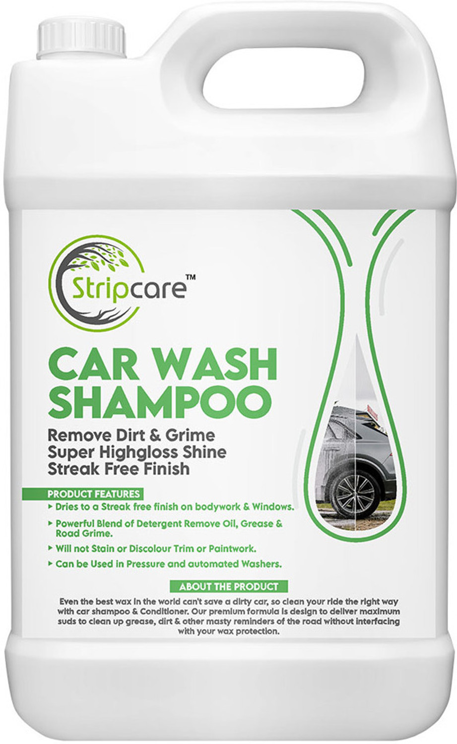 Image of DHRIX Car wash Shampoo (500 ml) | High Foam for Deep Cleaning Car Washing Liquid (500 ml)