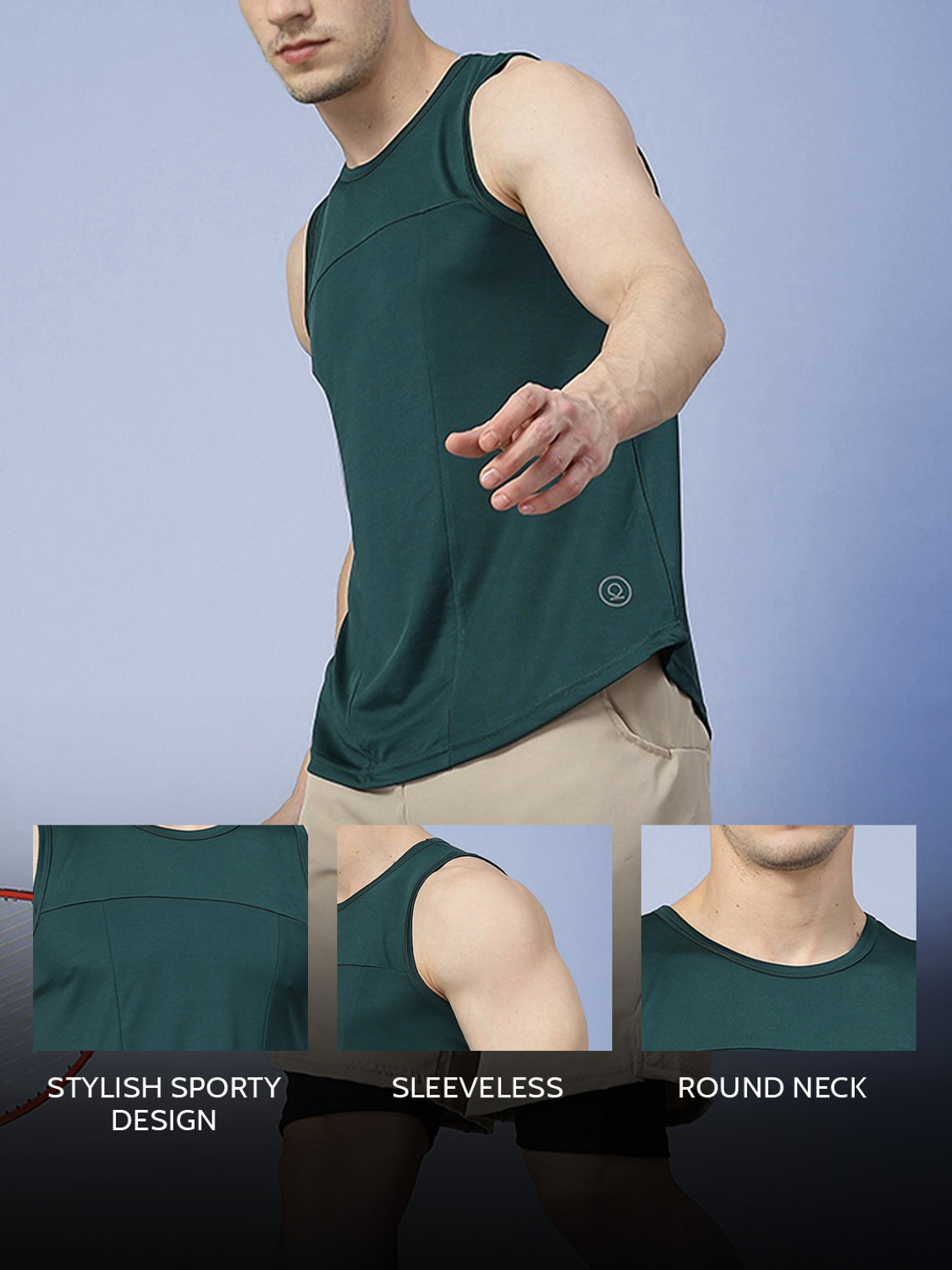 Image of CHKOKKO Gym Sports Tank top Sleeveless Men Vest