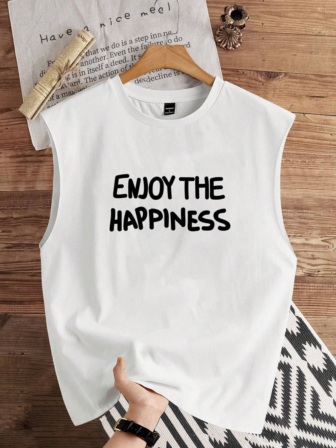 Image of ERAGON FASHION Gym Casual Printed Men Vest