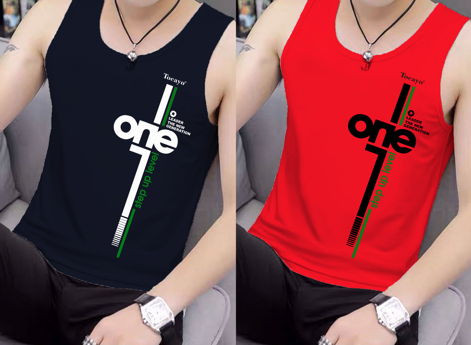 Image of ERAGON FASHION Gym Casual Printed Men Vest