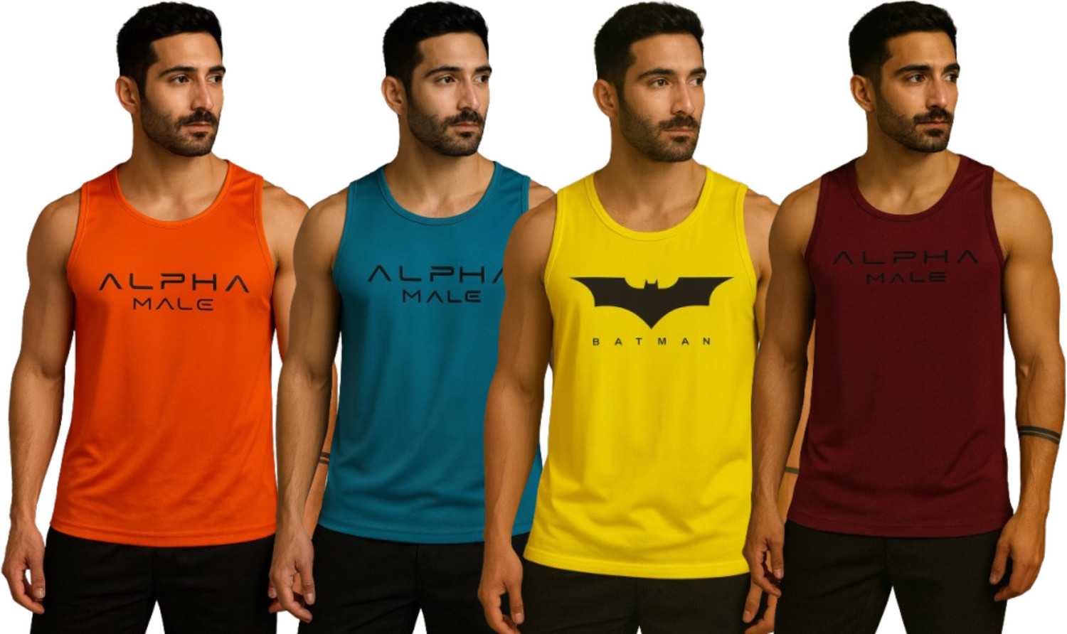 Image of Bike Pack of 3 Men Vest