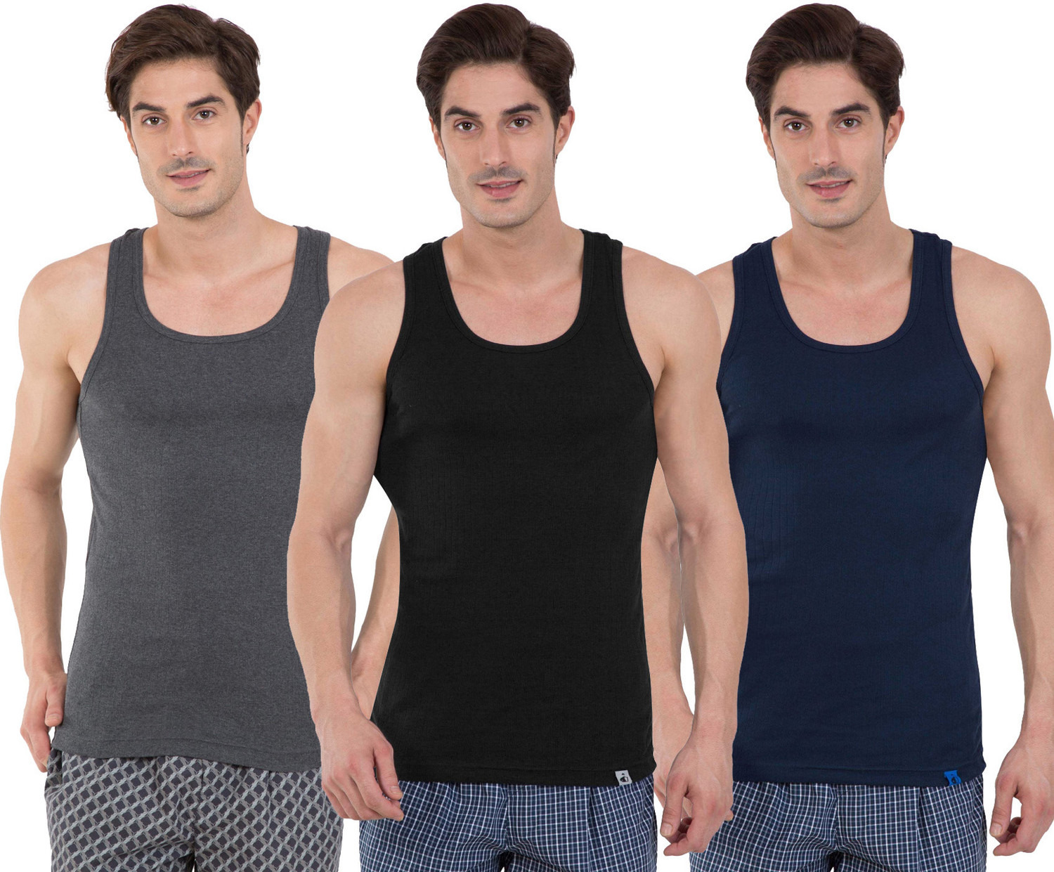 Image of JOCKEY Pack of 3 Men Vest