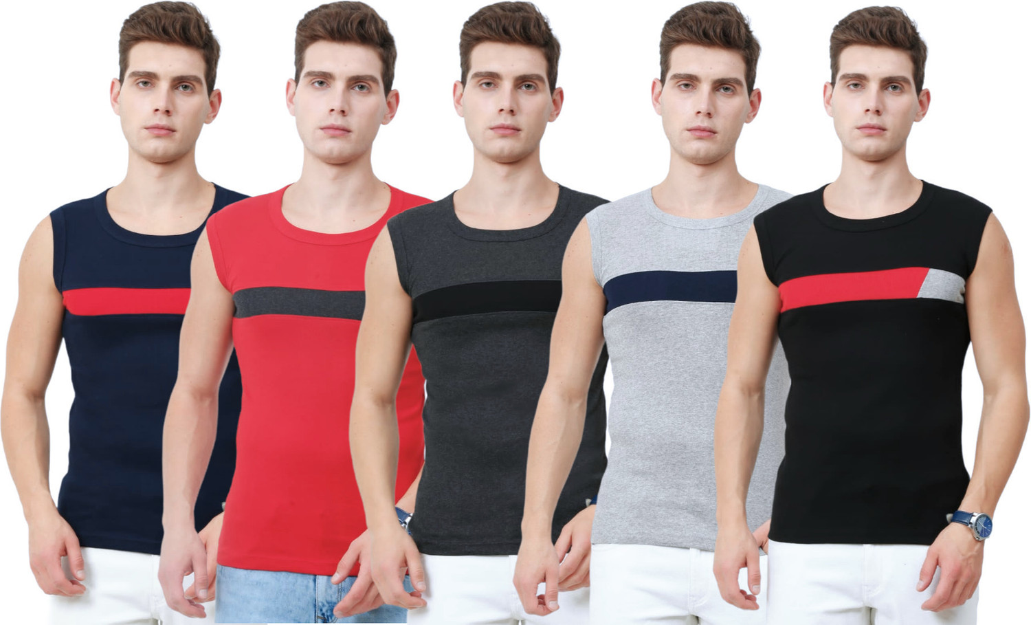 Image of TRIPR Pack of 3 Men Vest