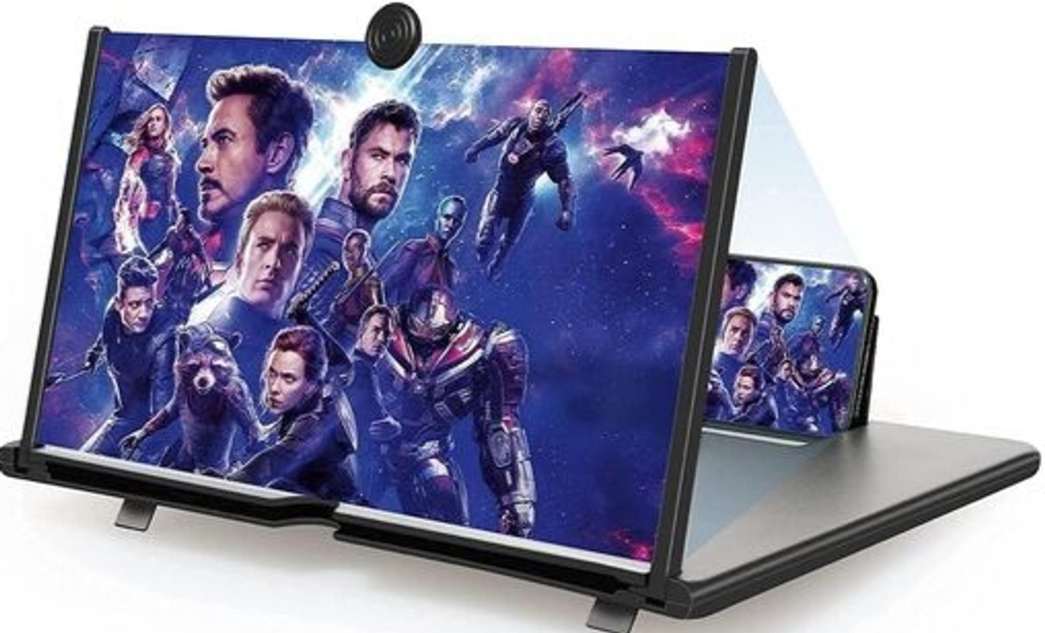 Image of Gribbtor 12 inch 3 times screen magnifier fresnel mirror HD vivoppox Screen Expander Phone