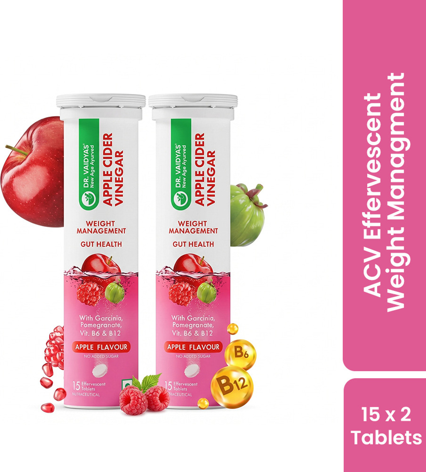 Image of NatureVally Organic Apple Cider Vinegar with mother for weight loss (SA384) Vinegar (2 x 500 ml)