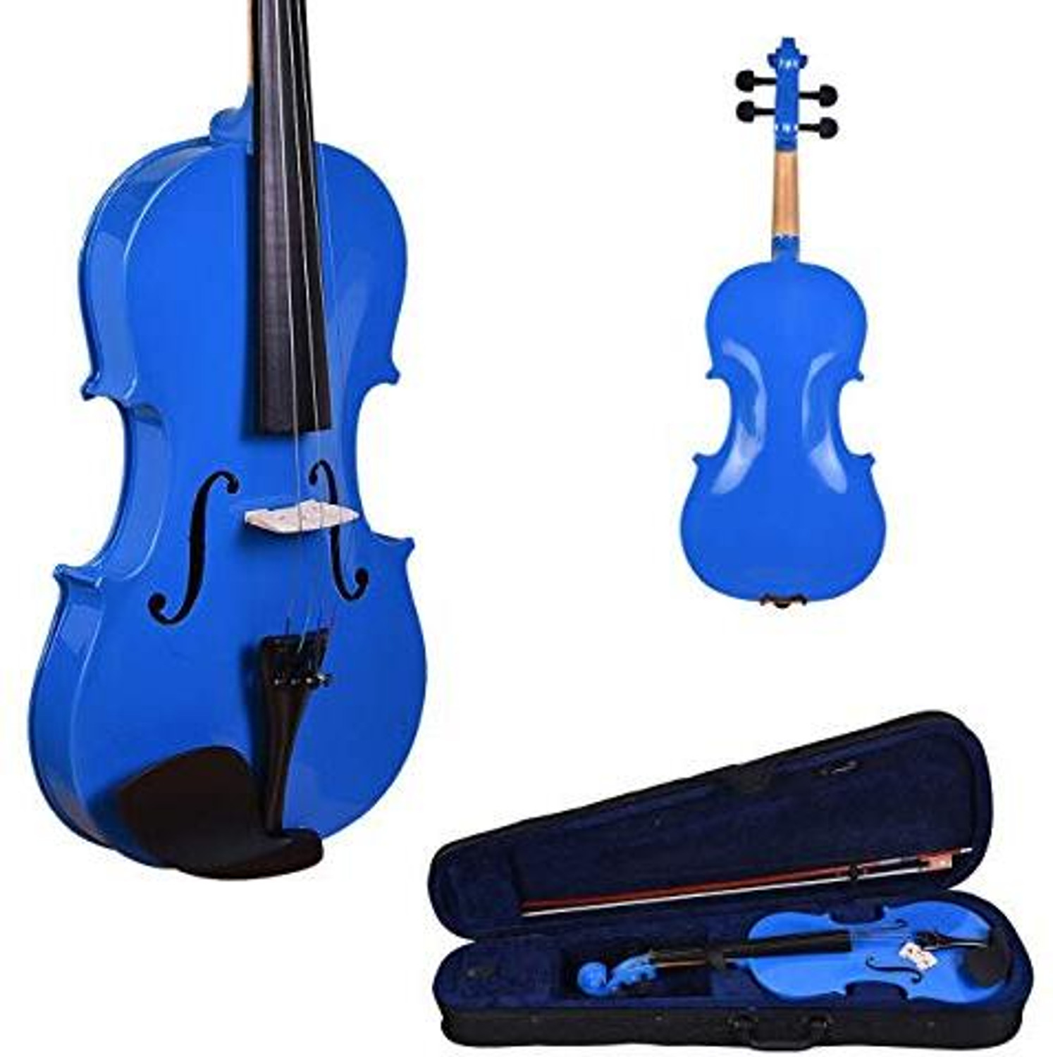 Image of KADENCE V001-BL 4 /4 Classical (Modern) Violin (Blue Yes)