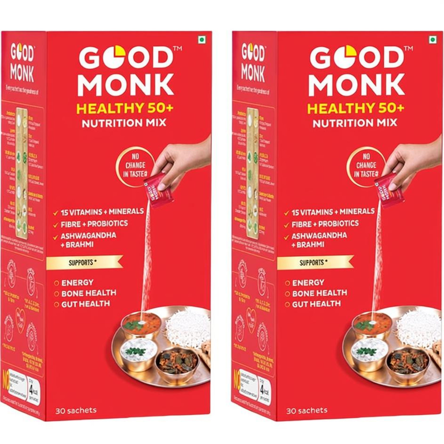 Good Monk Healthy 50+ Nutrition Mix 30 Sachets - Image 6