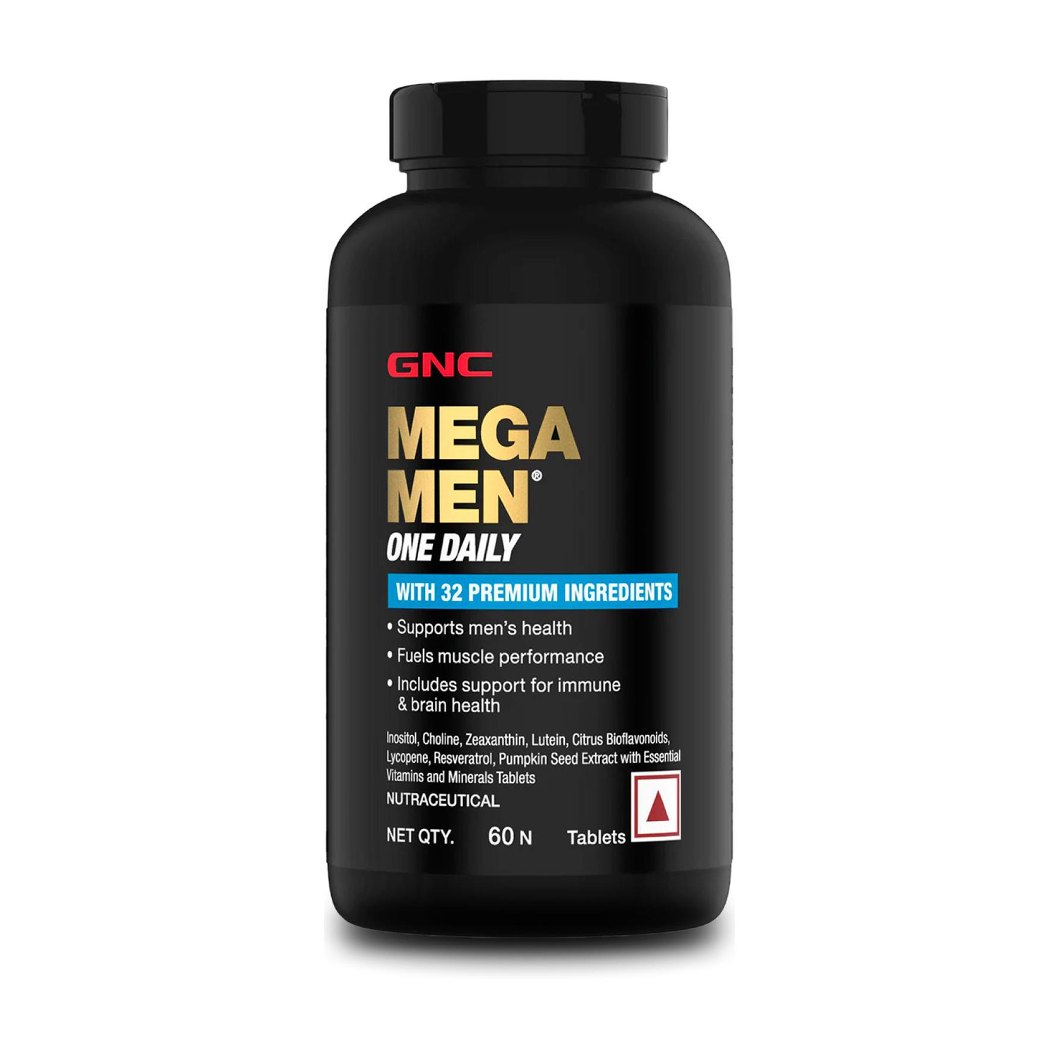 GNC Mega Men One Daily Multivitamin 60 Tablets - Image 6