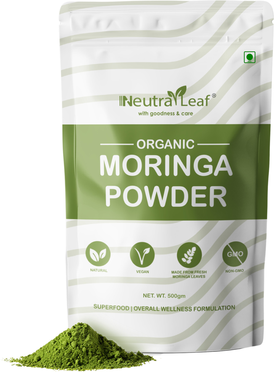 Neutraleaf Organic Moringa Powder 500g - Image 1