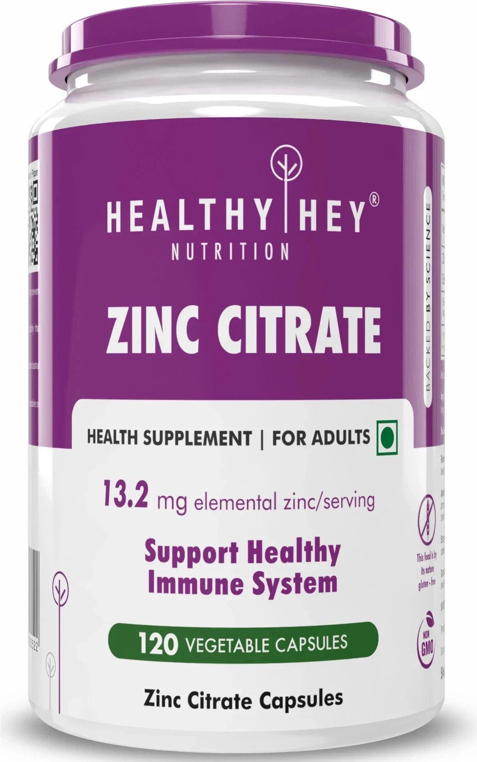 Image of FITNESSVEDA Zinc Picolinate 15mg - High Absorption Zinc Supplement For Immune Support (60 Capsules)