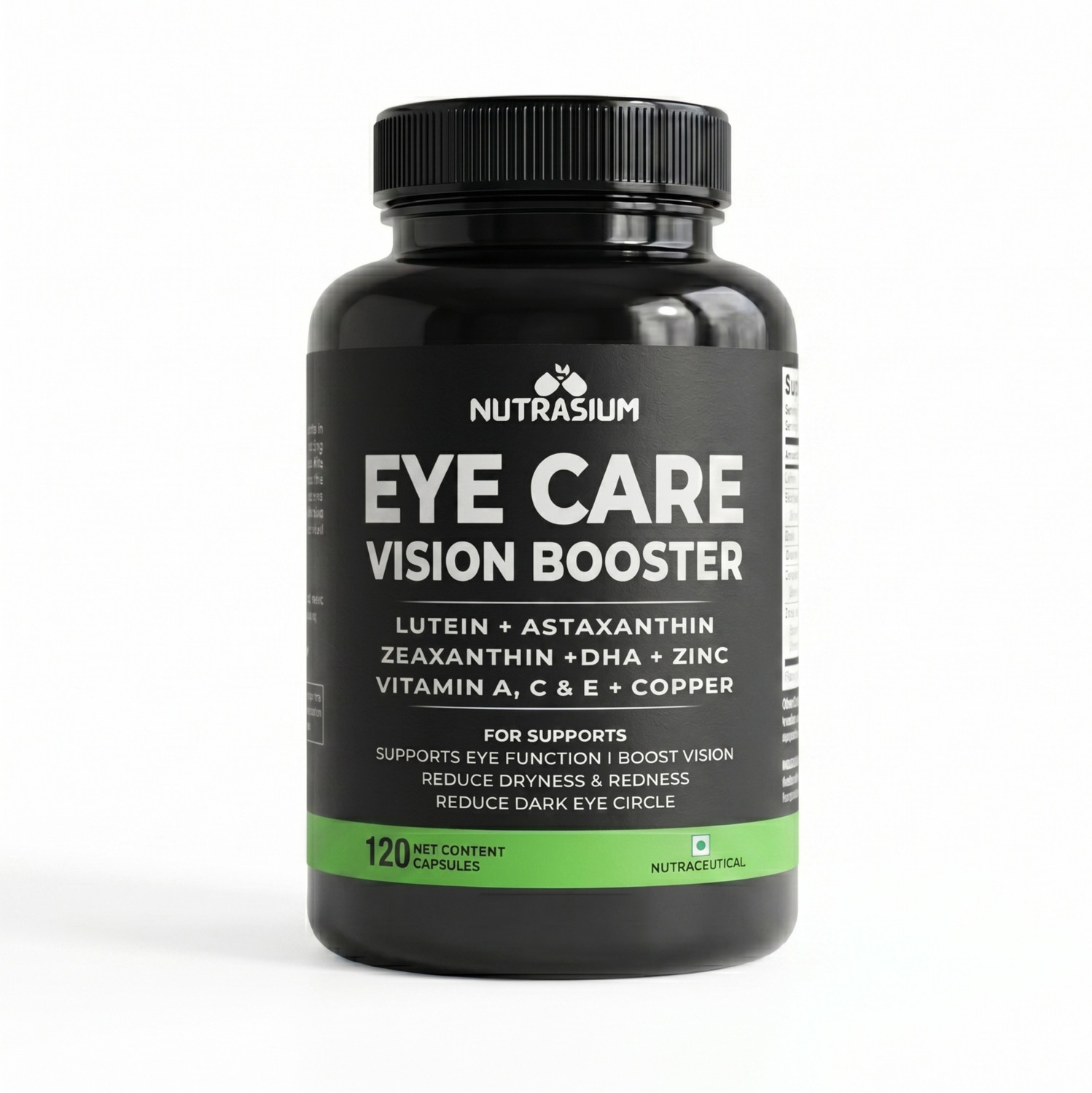 Image of Health Veda Organics Plant Based Astaxanthin Supports Eye, Joint & Skin Health For Both Men & Women (2 x 60 Capsules)
