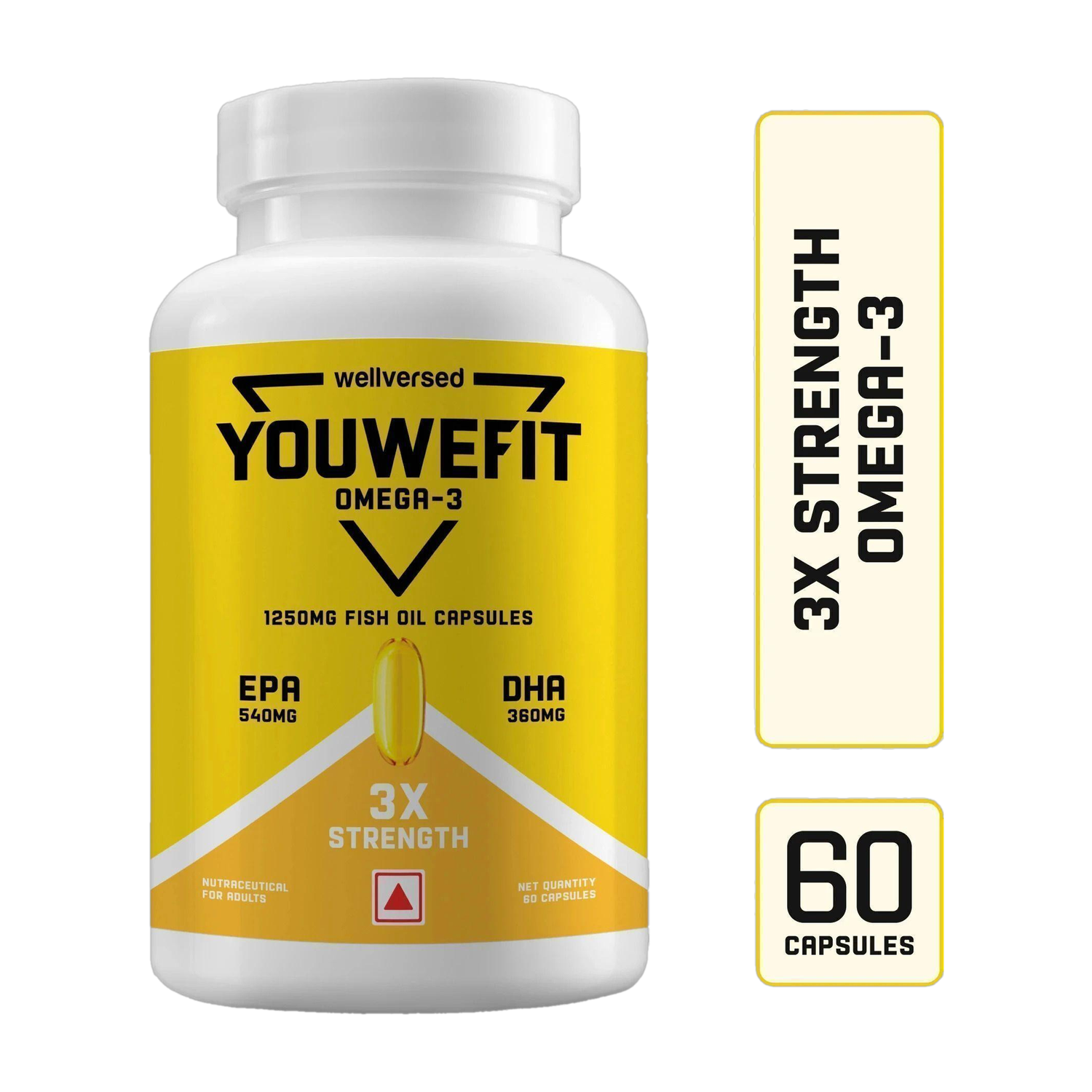 YouWeFit Omega-3 Fish Oil 1.25g - Image 1