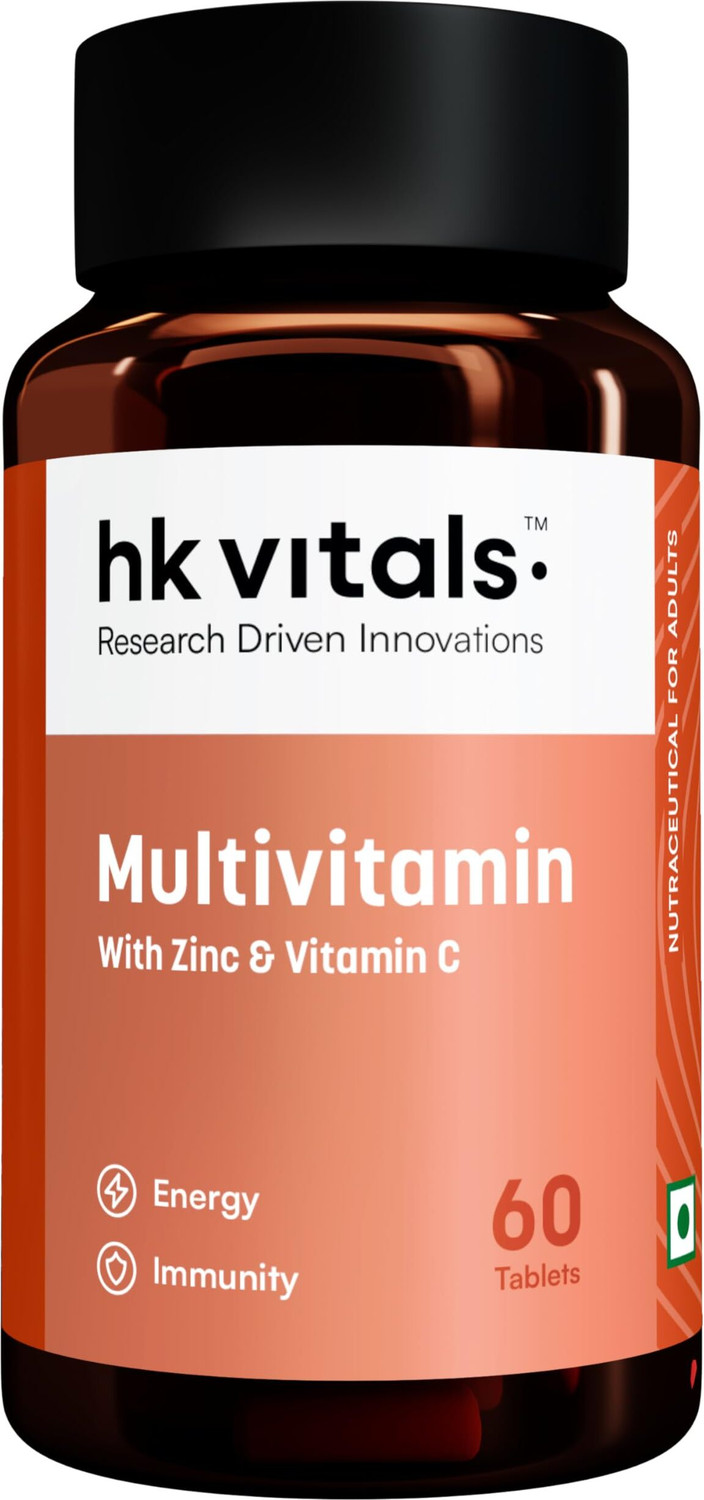 hk vitals Multivitamin | With Zinc, Vitamins C & D3, Multiminerals & Ginseng Extract - Image 1