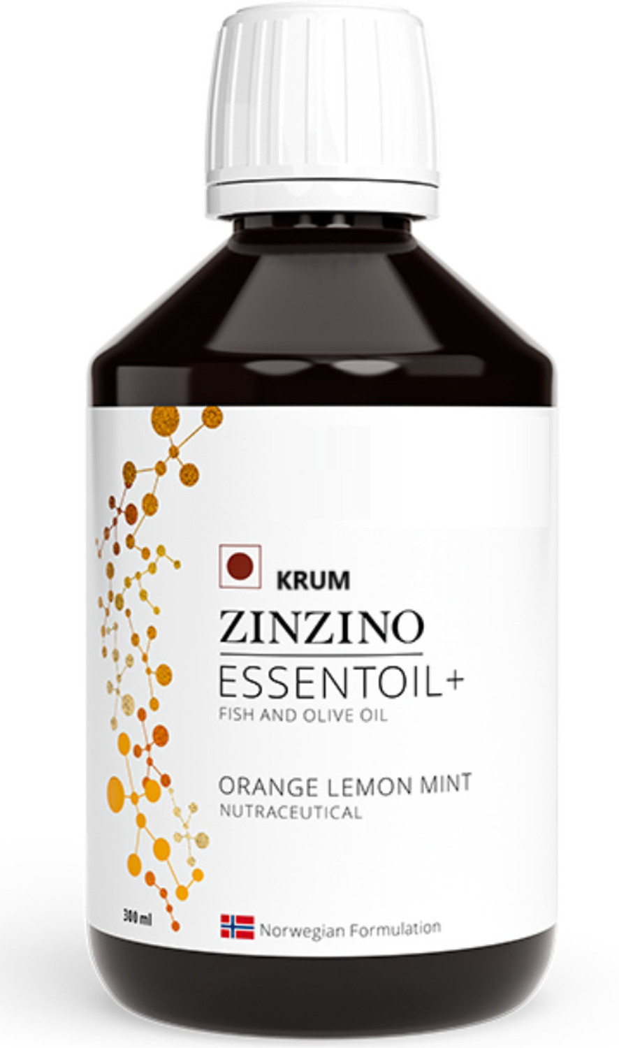 Image of ZINZINO ESSENTOIL+ , FISH & OLIVE OIL , ORANGE LEMON MINT (100 ml)