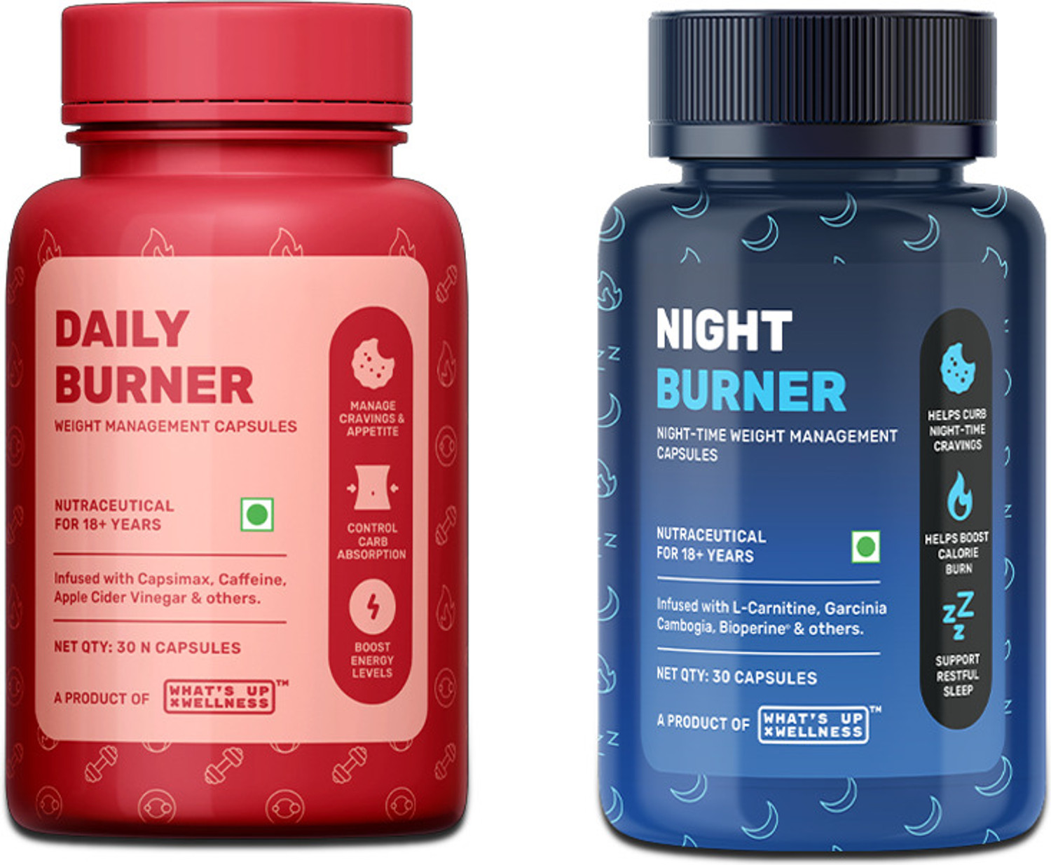 What's Up Wellness Daily + Night Burner Combo - Image 6