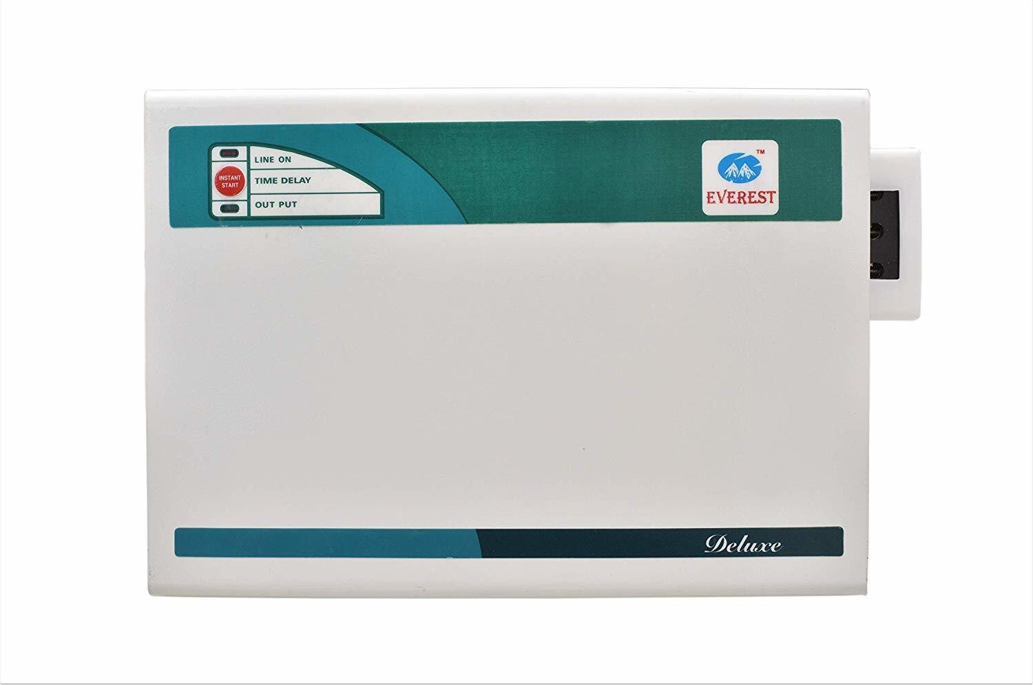 Image of EVEREST EW 300 Used Upto 1 Ton AC Voltage Stabilizer (Working Range : 170 V to 270 V) Upto 1 Ton AC. (White)