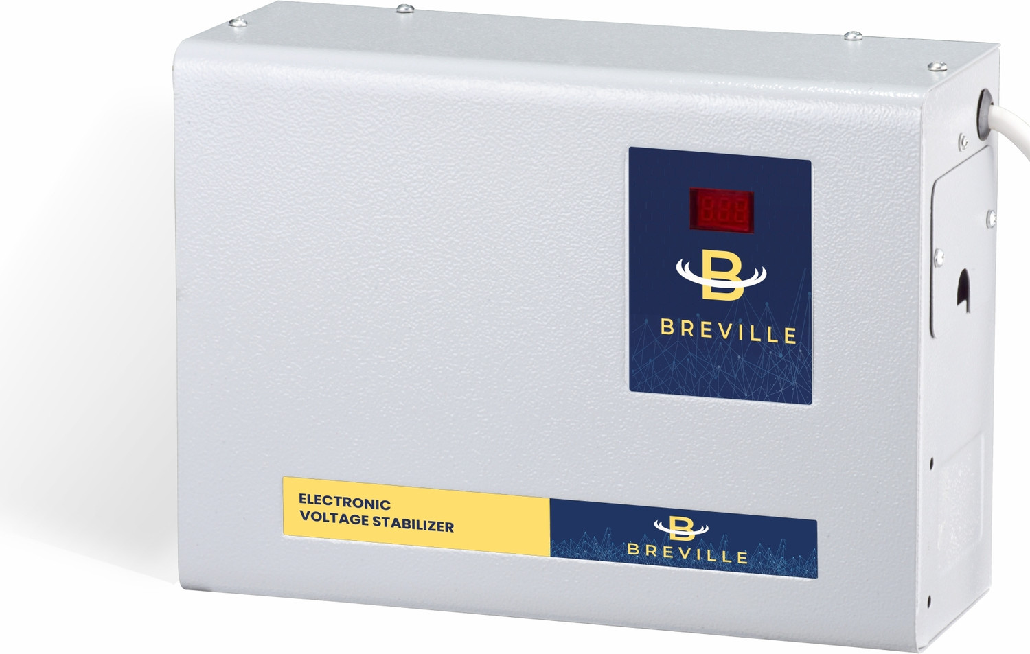 Image of ELCON 1.5 Ton AC Stabilizer 4 KVA (130V-290V) Micro Controlled based Automatic Voltage Stabilizer (White)