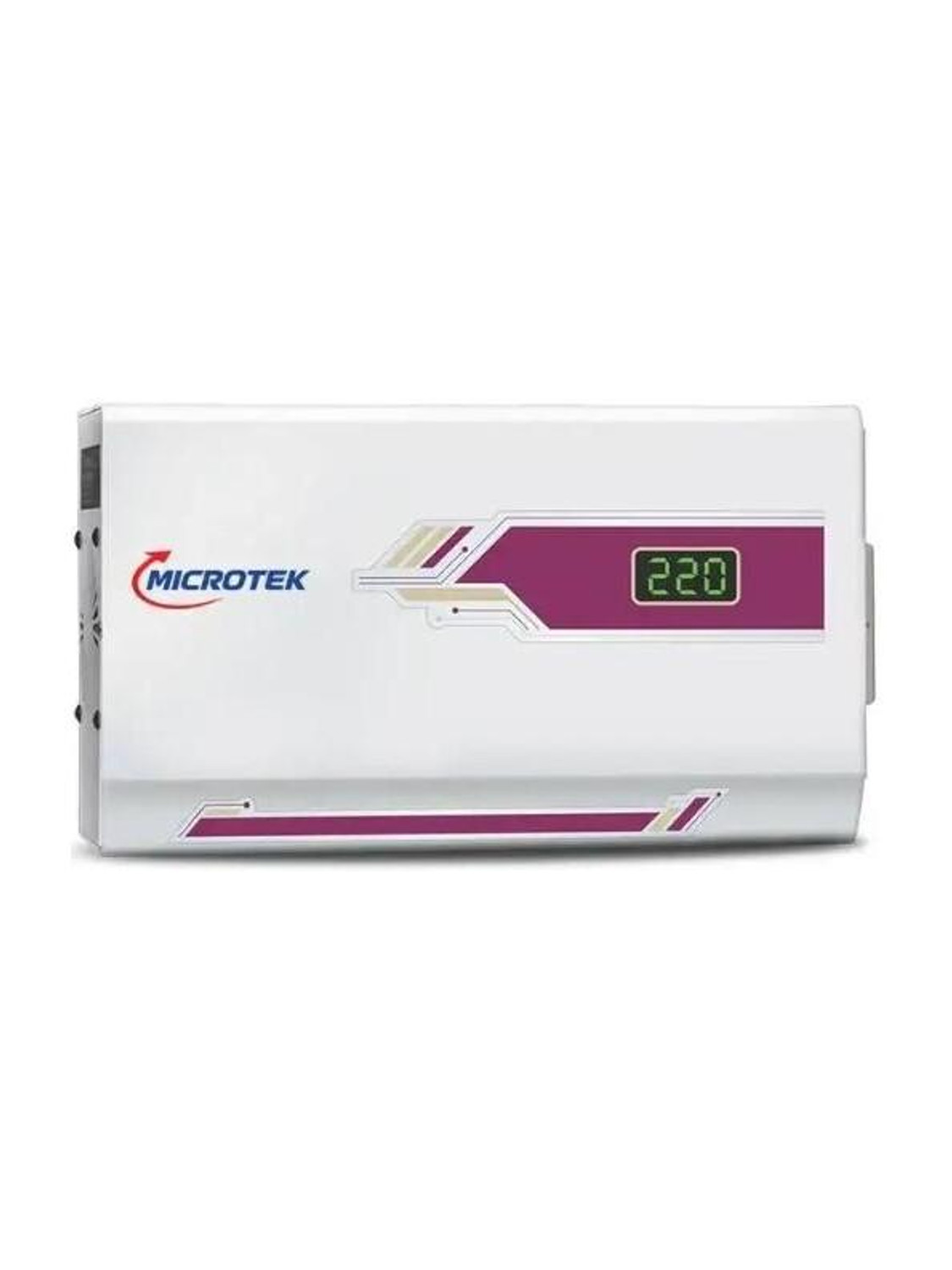 Image of Microtek EML 5090 (Main Line 5 KVA Voltage Stabilizer) Floor and Table Top (Grey)