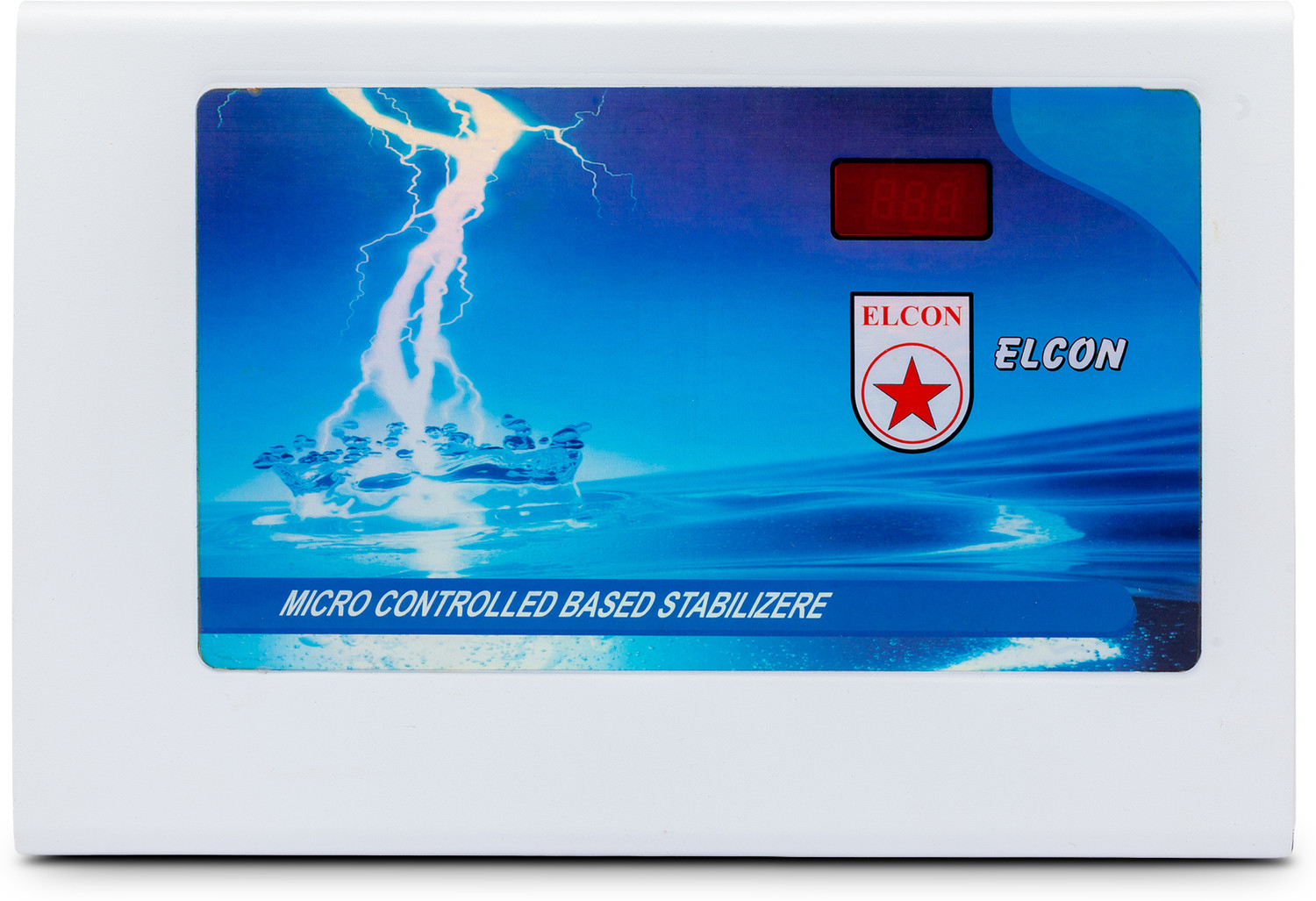Image of ELCON 1.5 Ton AC Stabilizer 4 KVA (130V-290V) Micro Controlled based Automatic Voltage Stabilizer (White)