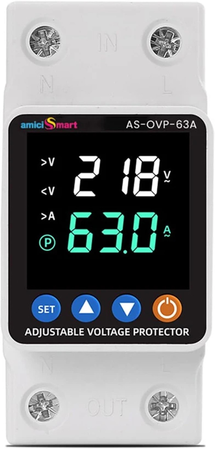 Image of M&M HARIS BLUELAND VOLTAGE STABILIZER 4KVA (140V-280V) Copper Wounded for 1 AC ( Sutabile 1 TON to 1.5 TON AC ) Best for Split AC & Windows AC 3 Years Warranty (White)