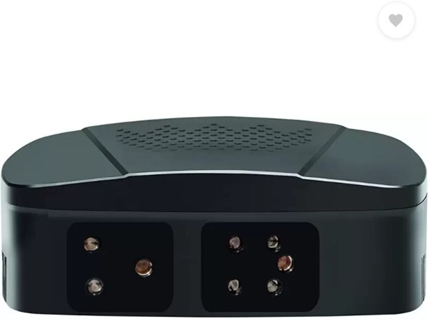 Image of JUSTECH V | Guard MINI CRYSTAL VOLTAGE STABILIZER (90 V-290 V)Set Top Box + Home Theatre System | 1.3 Ampere Capacity (Black)