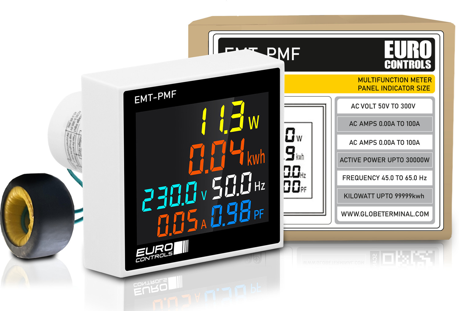Image of Real Instruments 6 in 1 AC 40-300V 100A Energy Meter Current Ampere Voltage Monitoring Device Voltmeter (Digital)