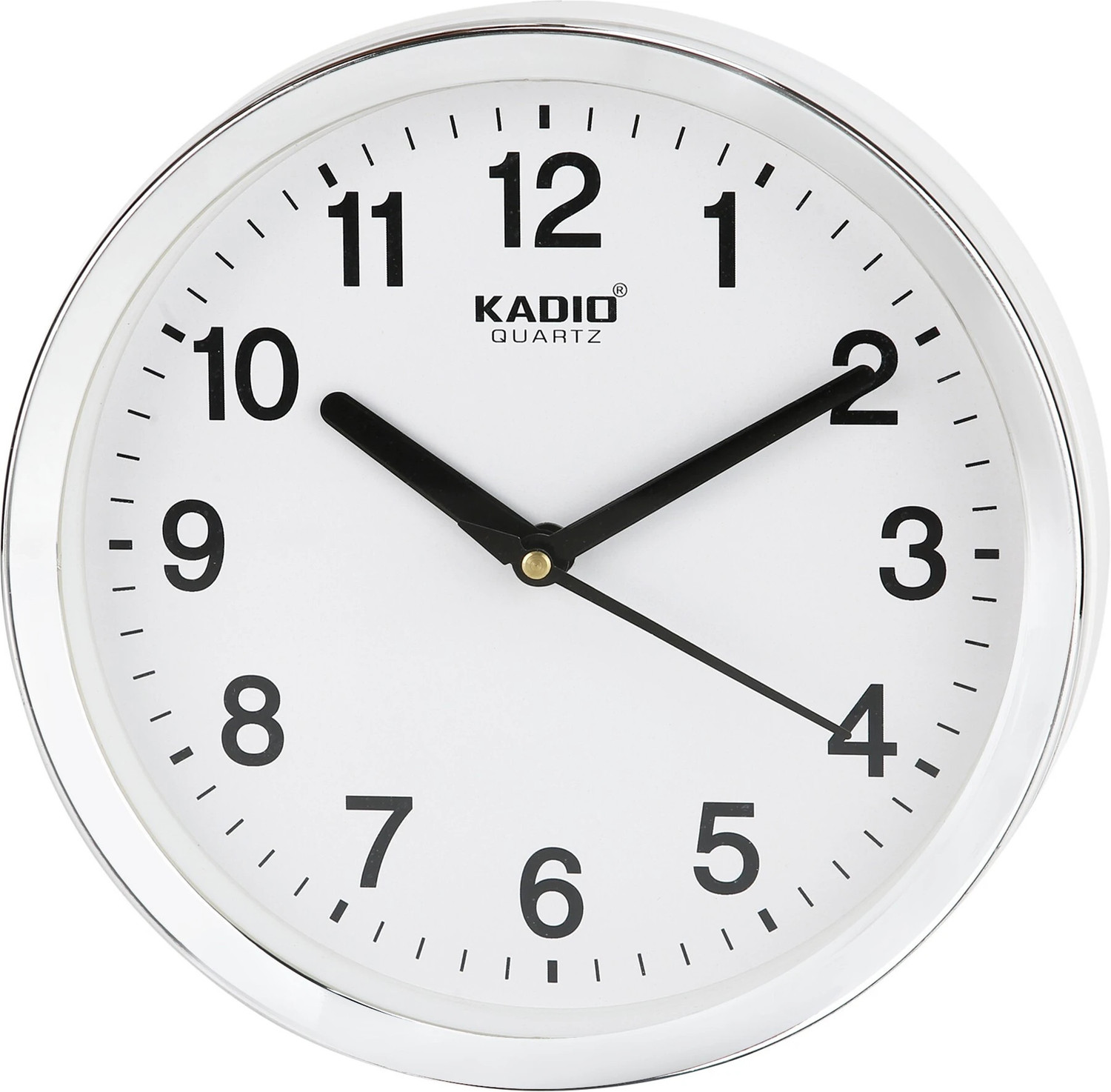 Image of AJLANO Analog 25 cm X 25 cm Wall Clock (Black, With Glass, Standard)
