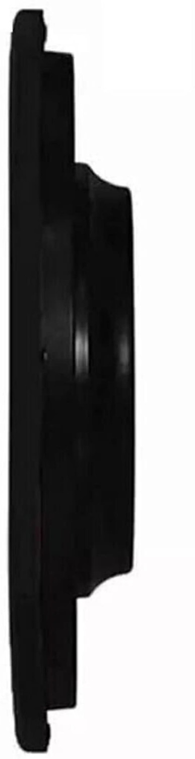 Image of CRAFTSJAGDAMBA Analog 25.4 cm X 25.4 cm Wall Clock (Black, With Glass, Standard)