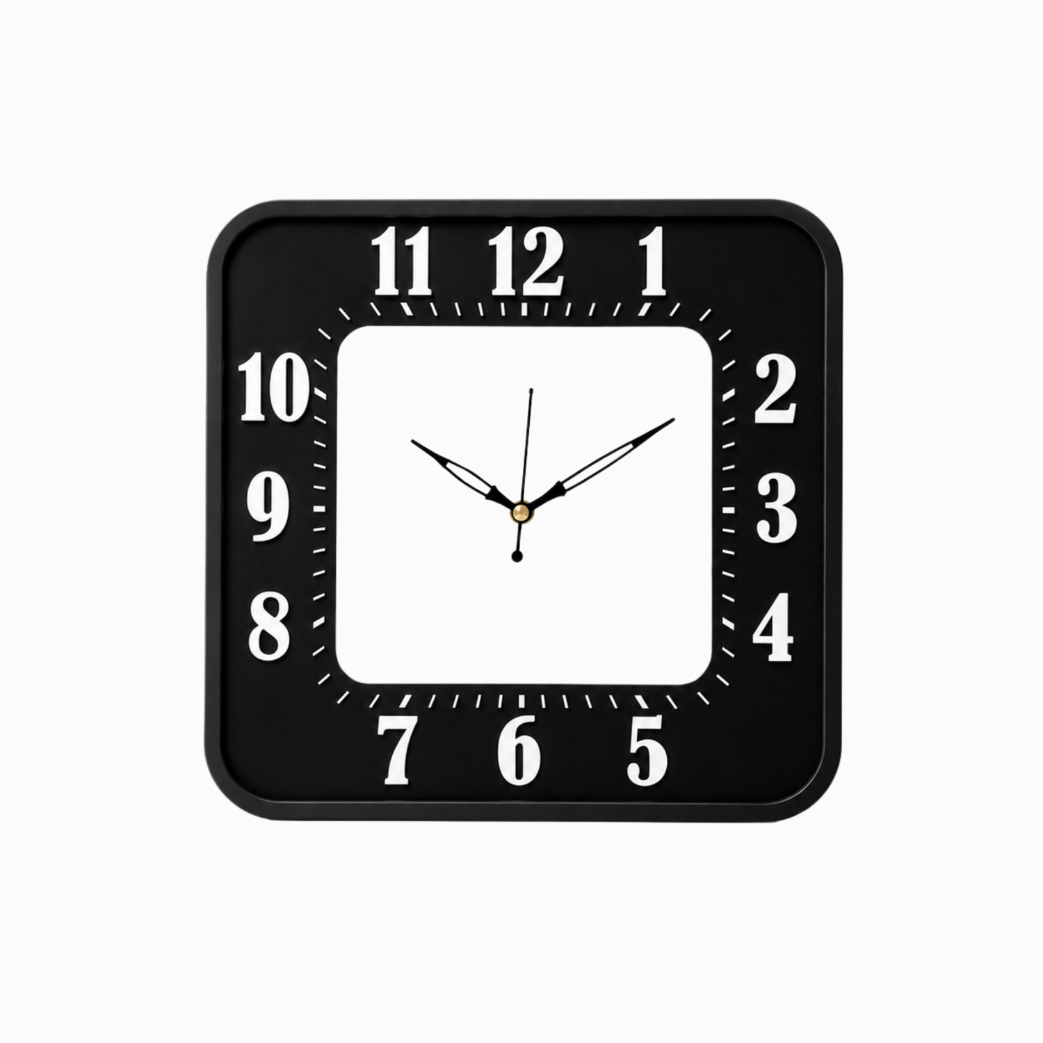 Image of AJANTA Digital 29.5 cm X 40 cm Wall Clock (Black, With Glass, Standard)