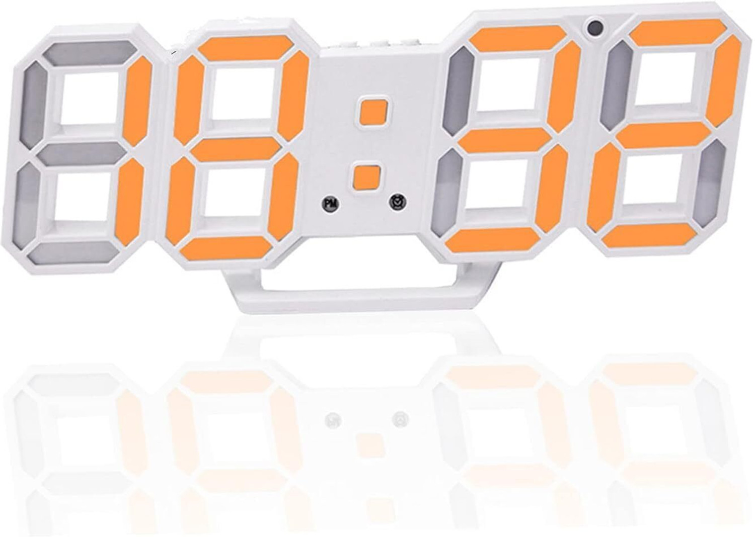 Image of DHAVJ Digital Black (with Green LED Display) Clock