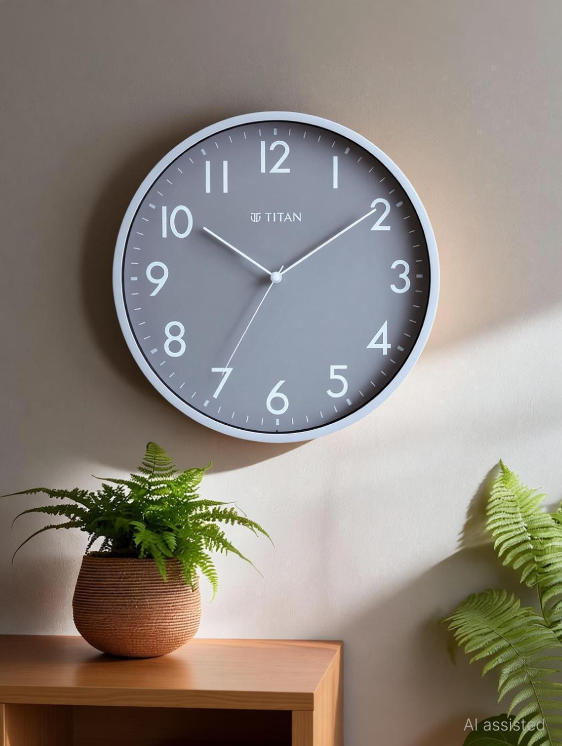 Image of AJANTA Digital 29.5 cm X 40 cm Wall Clock (Black, With Glass, Standard)
