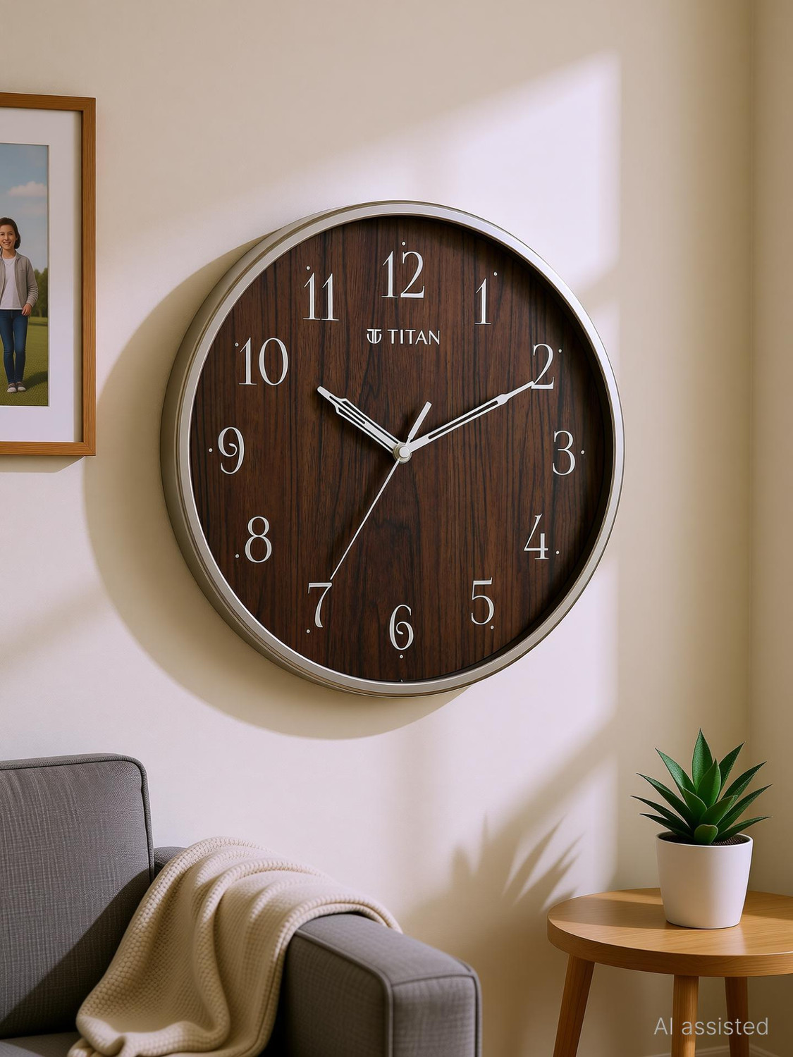 Image of VYATIRANG Digital 12 cm X 38 cm Wall Clock (Black, Without Glass, Standard)
