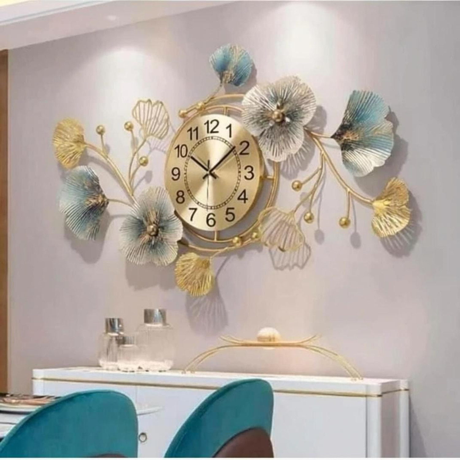 Veloura Luxury Metal Floral Wall Art - Image 6
